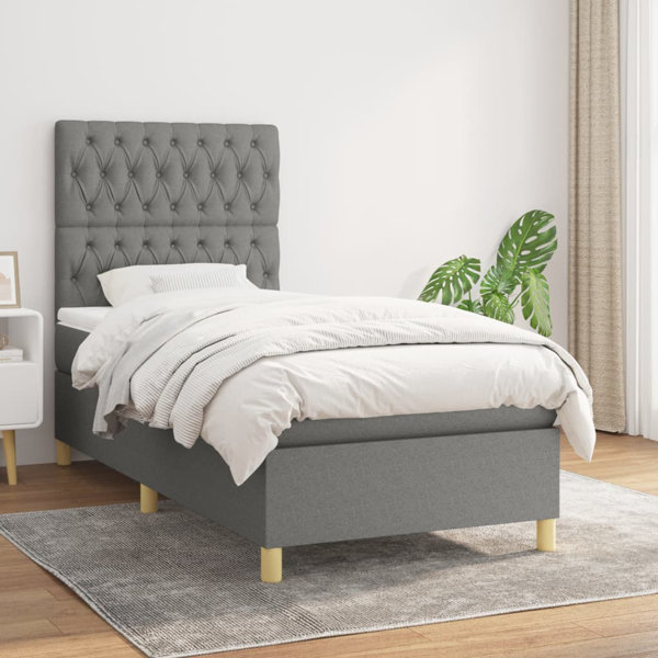 Red Barrel Studio® Box Spring Bed with Mattress Wayfair